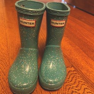 Hunter kids size 7 rain boots